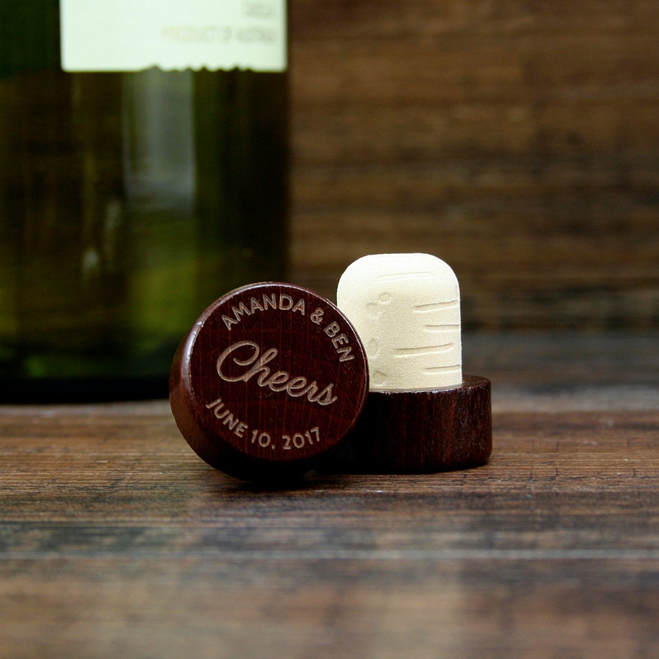 Personalized Wine Stoppers
 Personalized Wine Stoppers Bulk Cheers Wine Stopper Wedding