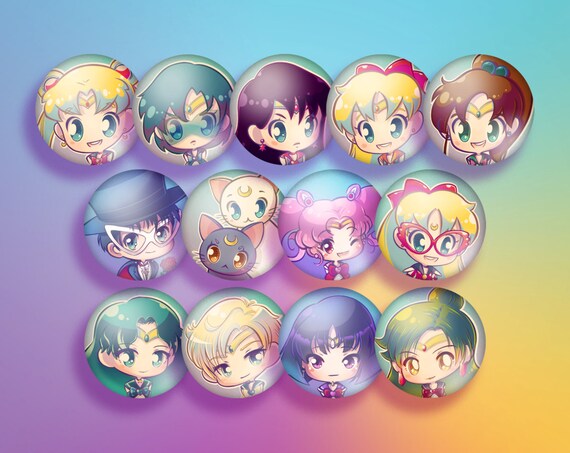 Buttons Sailor Moon