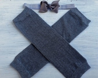 Gray leg warmers,Leg warmers,baby leg warmer,toddler leg warmers,dark gray leg warmers,plain leg warmers,kids,infant gray leg warmer