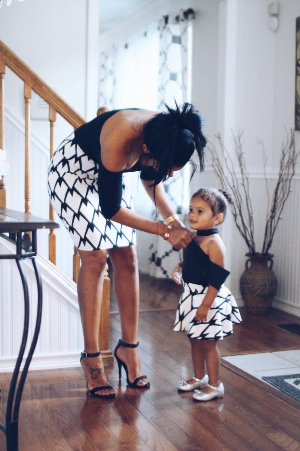 mommy and me matching workout outfits