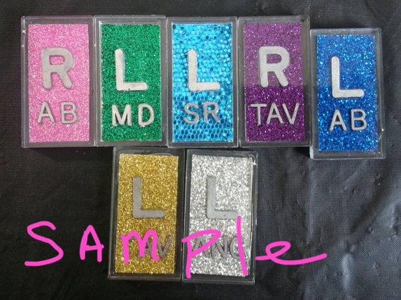 Custom Xray Markers With Glitter Background Variety with