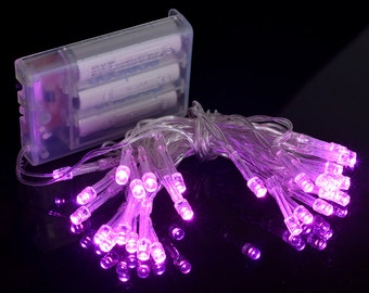 Items similar to Ivory TULLE SWAG Garland on Mini STRING lights Beautiful on Etsy