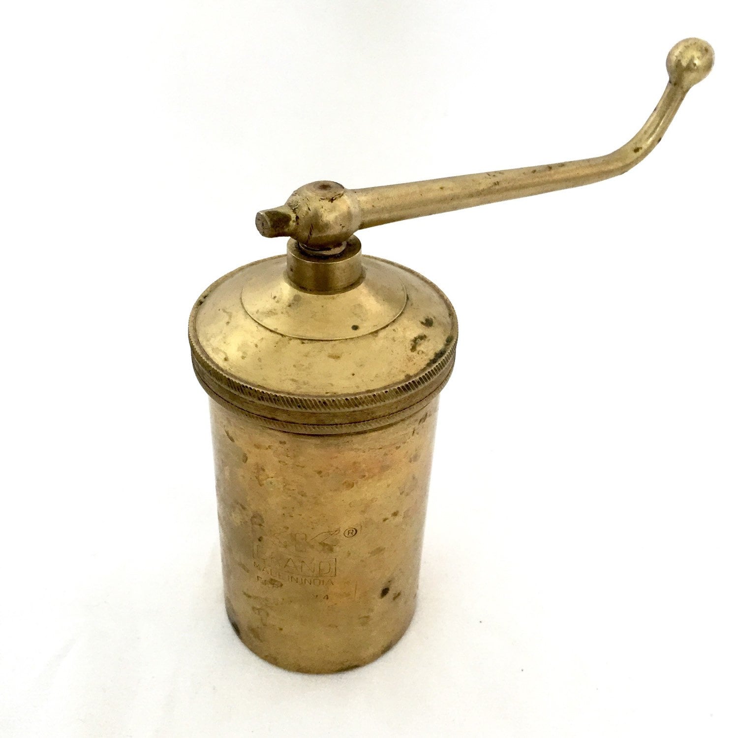 Brass cookie press vintage solid brass antique kitchen
