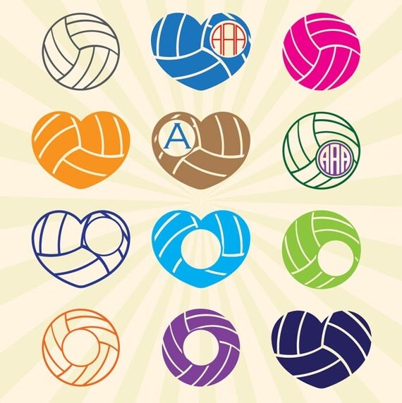 Download Volley Ball Volleyball SVG Cut Files Volley Volleyball