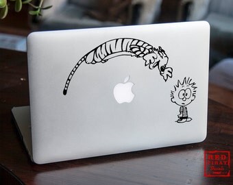 Macbook sticker | Calvin and Hobbes sticker | Calvin and Hobbes decal