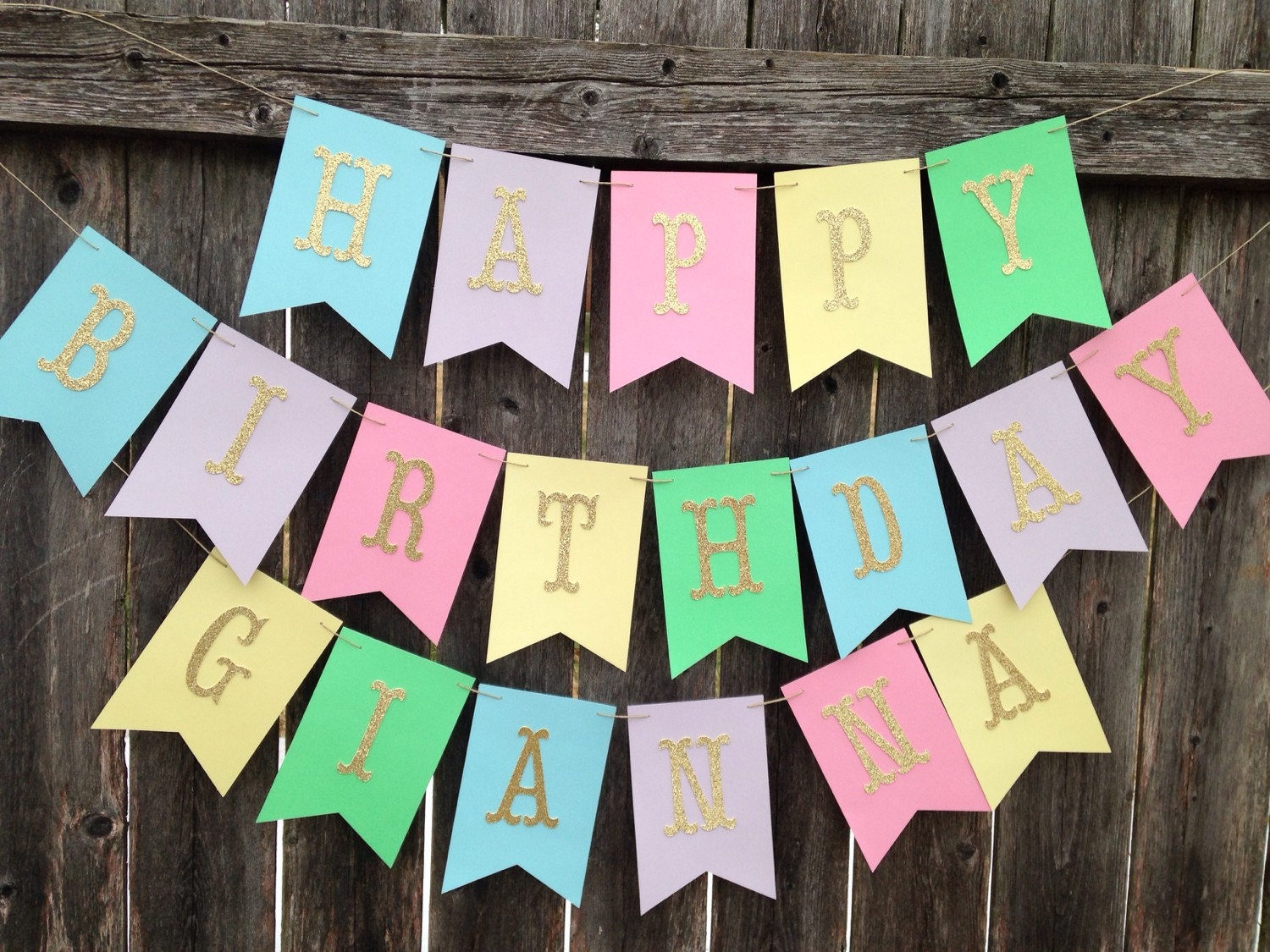 Happy Birthday Banner Happy Birthday Banner Personalized