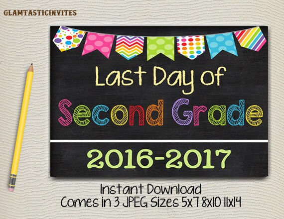 This is an image of Légend Last Day of 2nd Grade Printable This is a photo of Légend Last Day of 2nd Grade Printable