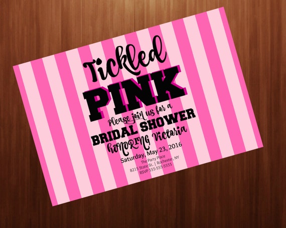 Tickled Pink Shower Invitations 10