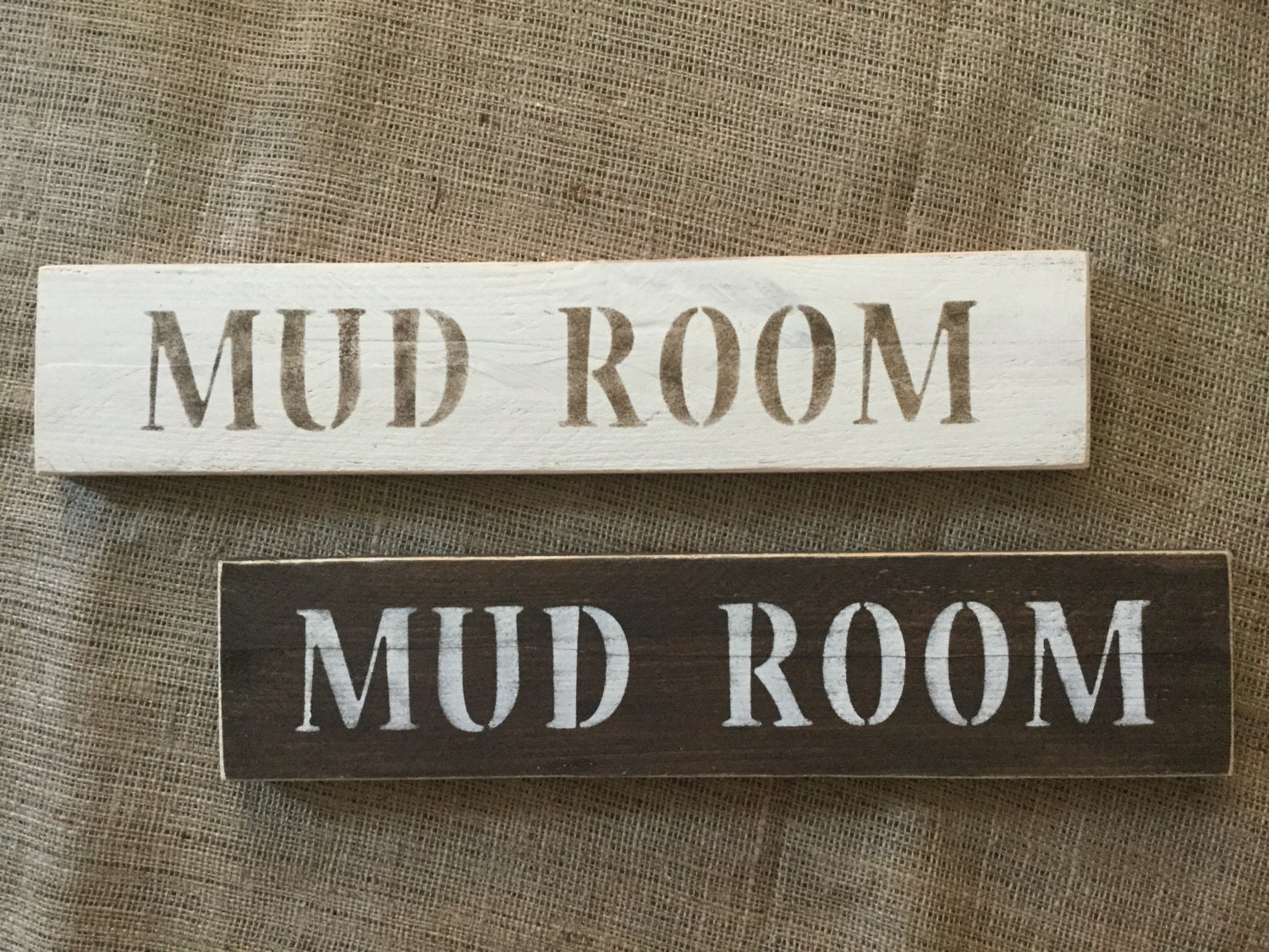 Mud Room sign reclaimed wood mud sign cream mud room wood