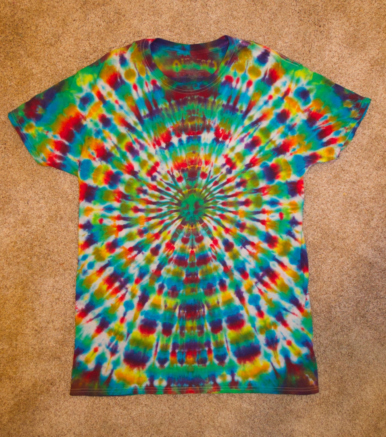 Rainbow Bulls Eye Tie Dye