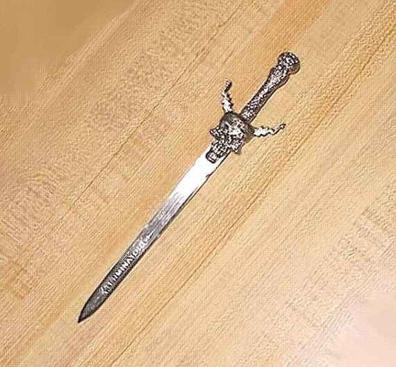 Antique Silver Colored TERMINATOR SWORD Letter Opener