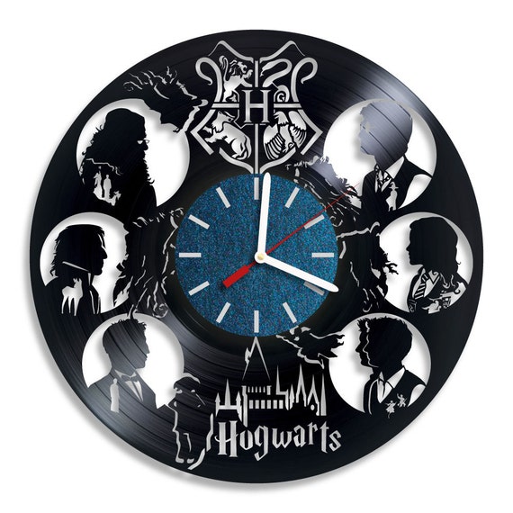 Vinyl wall clock Harry Potter by vinylmonstars on Etsy