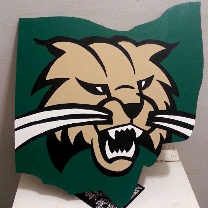 Ohio University Bobcats wall art sign