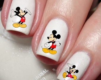 Mickey Mouse Disney Nail Art Sticker Water Transfer Decal 74