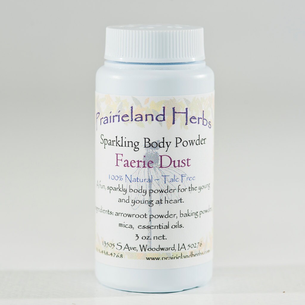 Faerie Dust Shimmering Body Powder vegan all natural