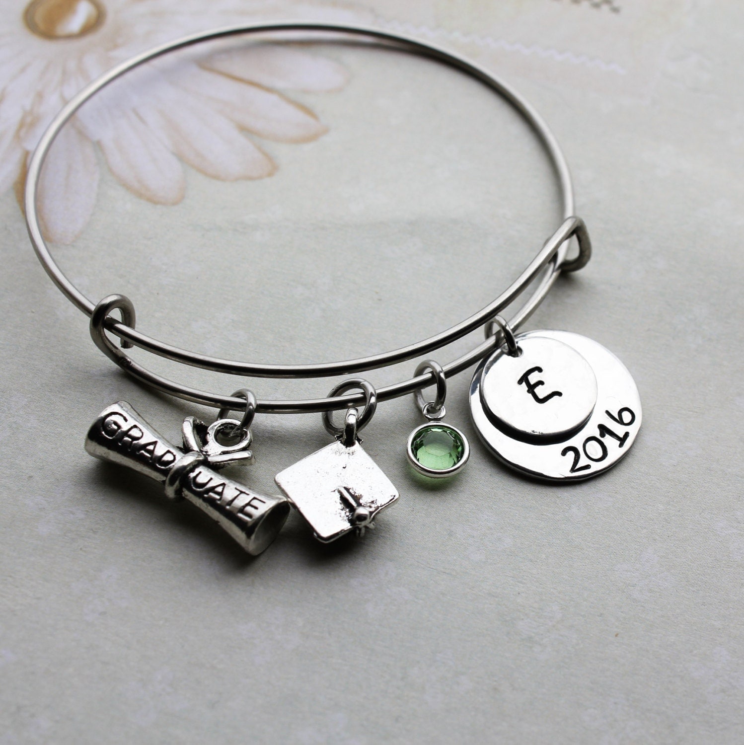 Etsy graduation bracelet Clearance