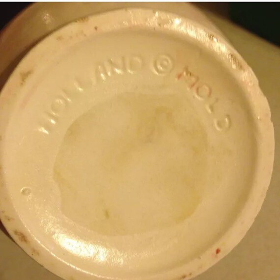 Holland Mold flower vase Floral Pink vintage Vase Jar Ceramic