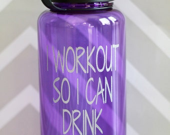 Wide Mouth Water Bottle//Personalized Water Bottle//Workout Bottle//Gym Water Bottle//Customized Water Bottle//Funny Water Bottle