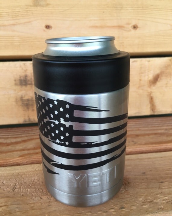 Weather American Flag Yeti   Yeti Colster   American Flag Yeti