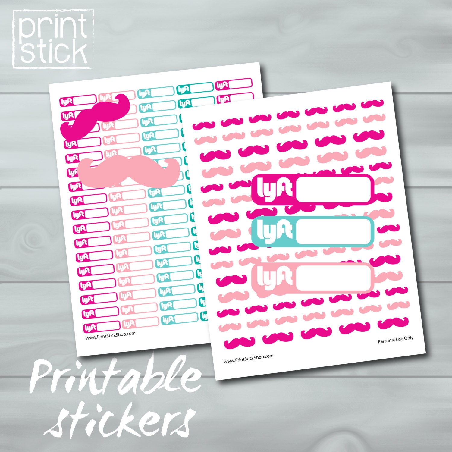 Lyft Printable Stickers Perfect for your Erin Condren