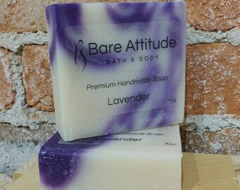Lavender Olive Oil Soap Bar (Vegan, Palm Free)