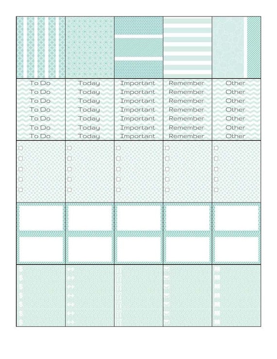 Items similar to Mint Green Planner With Most Planners Including Erin