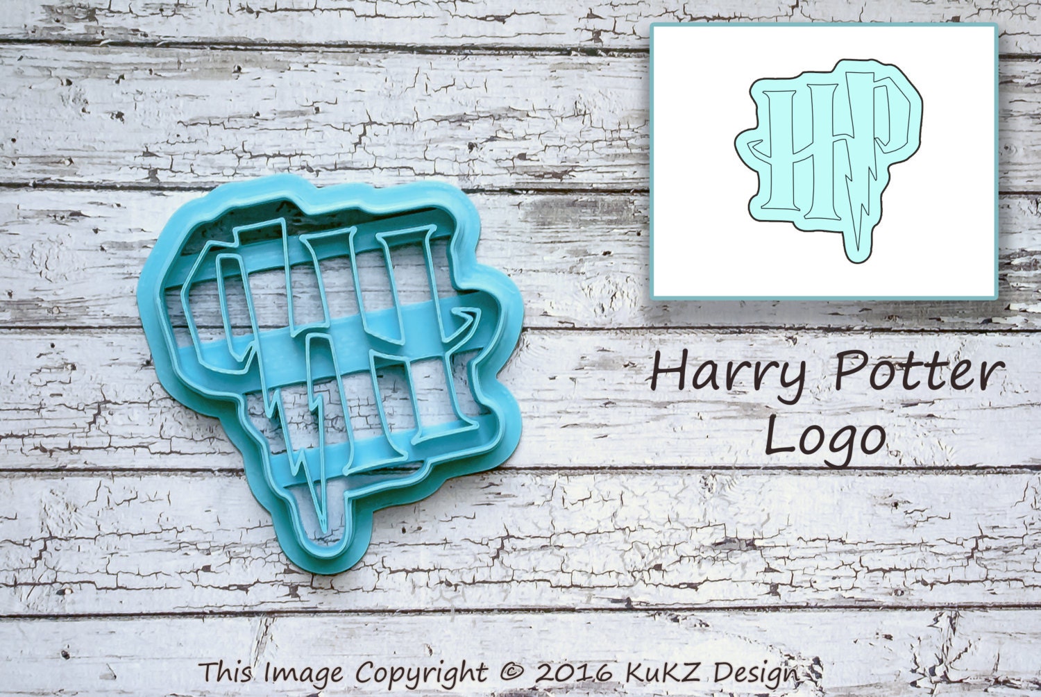 Harry Potter cookie cutter / Harry Potter by CookieCuttersDesign