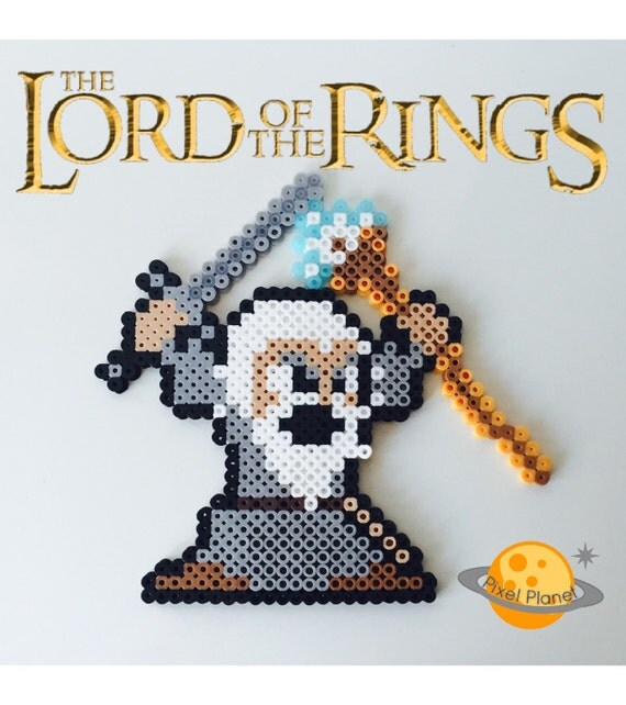 Gandalf The Grey Perler Beads Sprite Lord Of The Rings