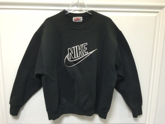 Vintage Nike Sweatshirt Pullover Made in USA Black