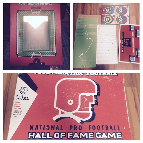 Football Fantasy Football vintage retro Hall of Fame Game