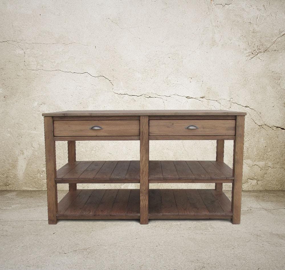 Table Kitchen Island Reclaimed Wood Handmade