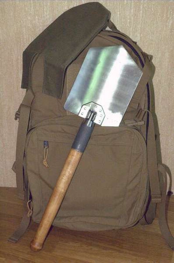 Items similar to Titanium folding shovel military handmade on Etsy