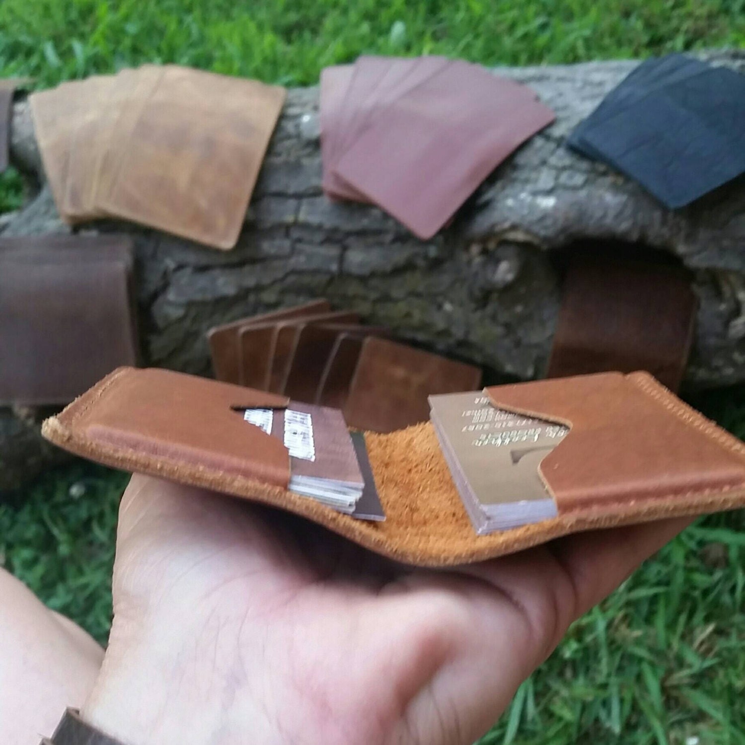 Genuine Leather Business Card Case Business Card Holder