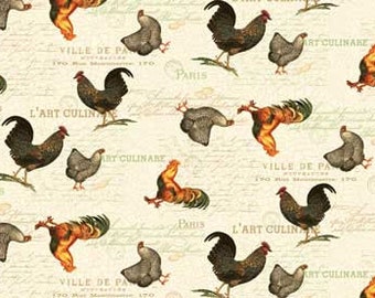 Red Rooster French Country Rooster Multi