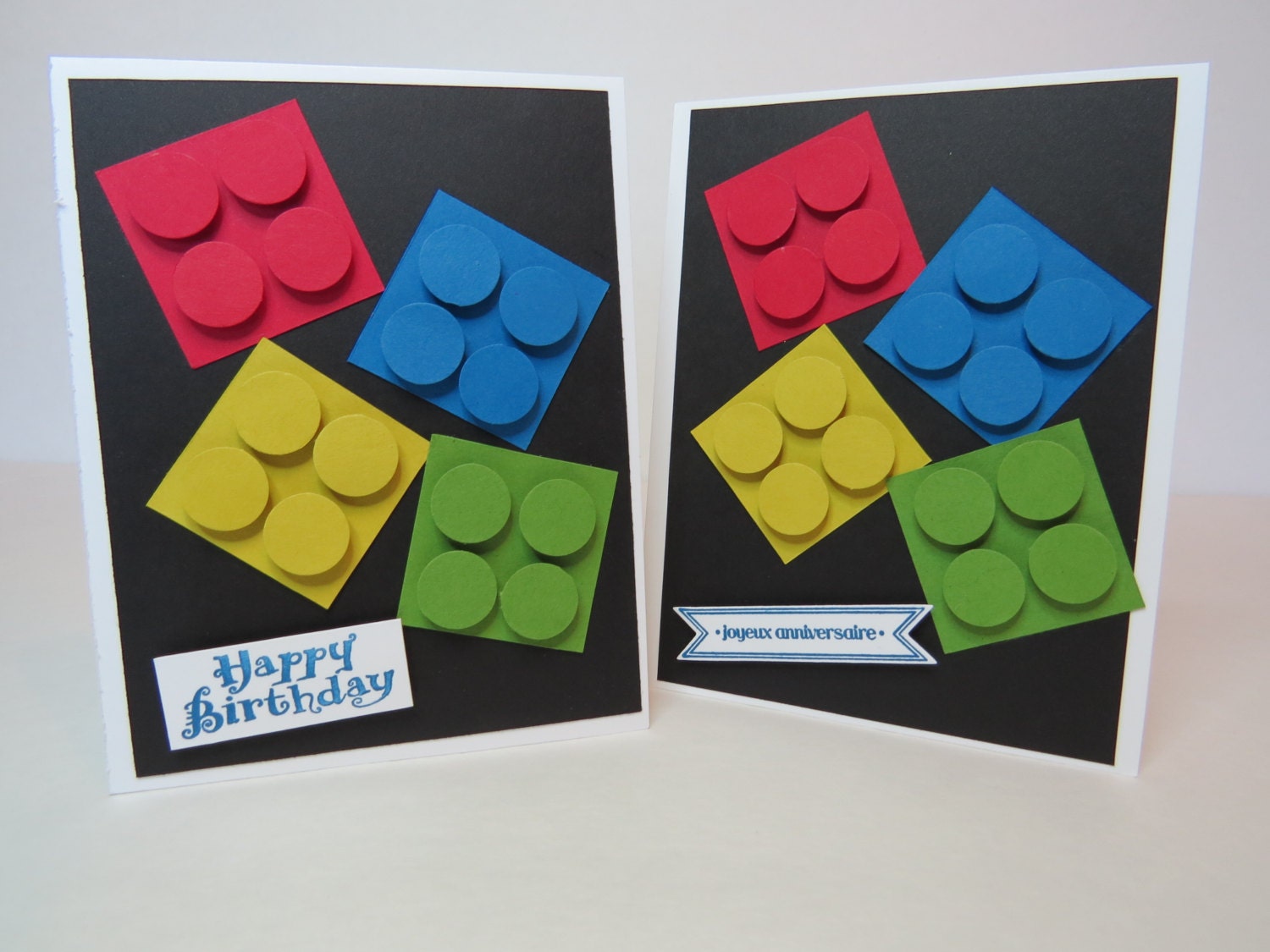 Lego card Greeting Card Birthday Card Children Card