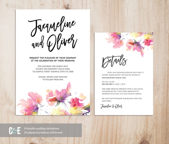 Engagement Invitations Pdf 10