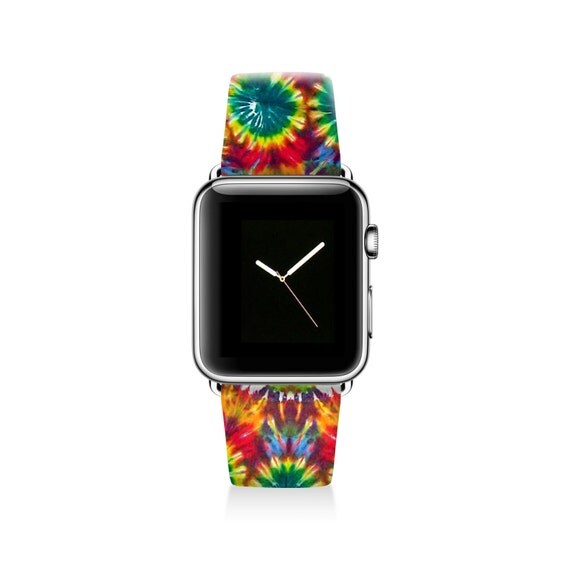 Tie dyed Apple watch band women Apple watch strap genuine