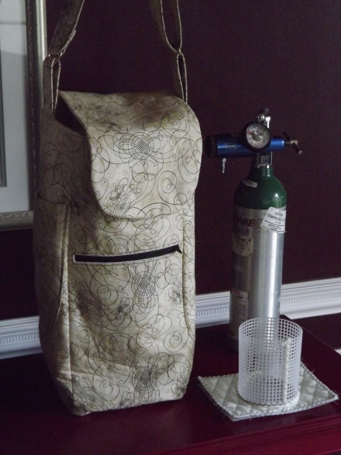 Oxygen Tank Carry bag/portable O2 purse/Oxygen purse