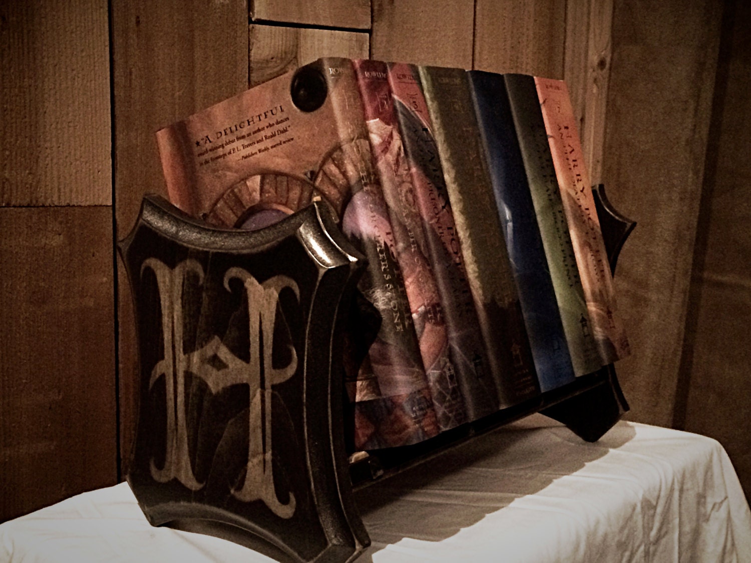 Harry Potter Hogwarts Inspired Book Display