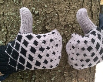 Christmas gift|for|men gift mens mittens black mittens wool mittens grey mittens mens winter mittens knit mittens sweater mittens warm mitts