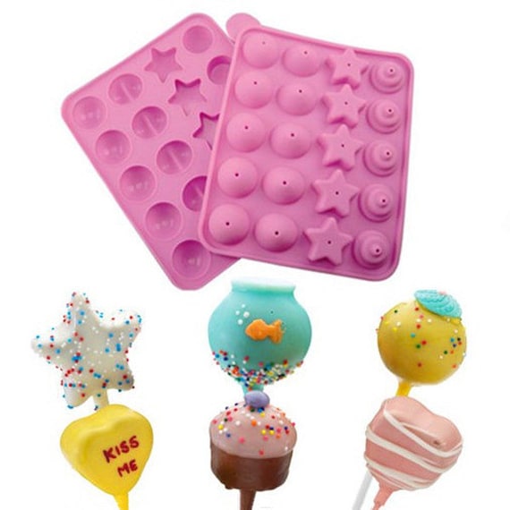 Silicone Cake Pops Mold Cake Pop Shapes Formers by ...