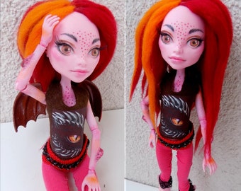 Reroot servicio - piel teme pelo / Monster high/siempre después de alta/Barbie muñeca ooak/personalizada
