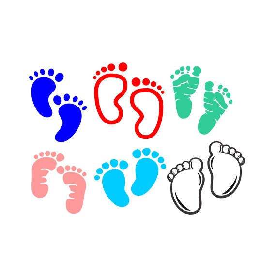Free Free 147 Silhouette Baby Feet Svg SVG PNG EPS DXF File