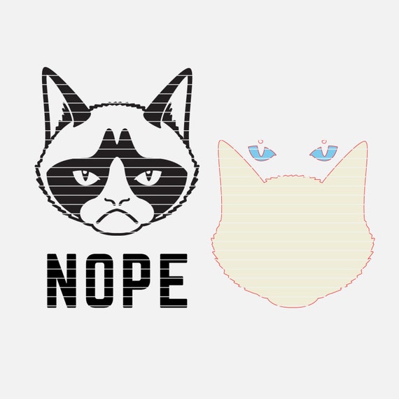 Download SVG Grumpy Cat svg Funny svg funny quote svg cat svg nope ...