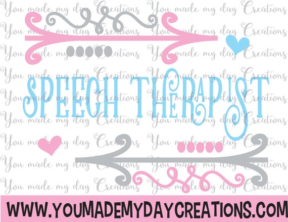 Download Buy 4 Get 1 Free Speech Therapist SVG by Youmademydaycreation