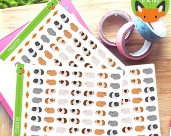 Guinea Pig - Cute Cavey Pet - Planner Stickers