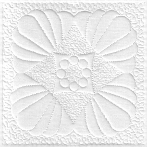 Trapunto Machine Embroidery Design Quilt Embroidery Quilting