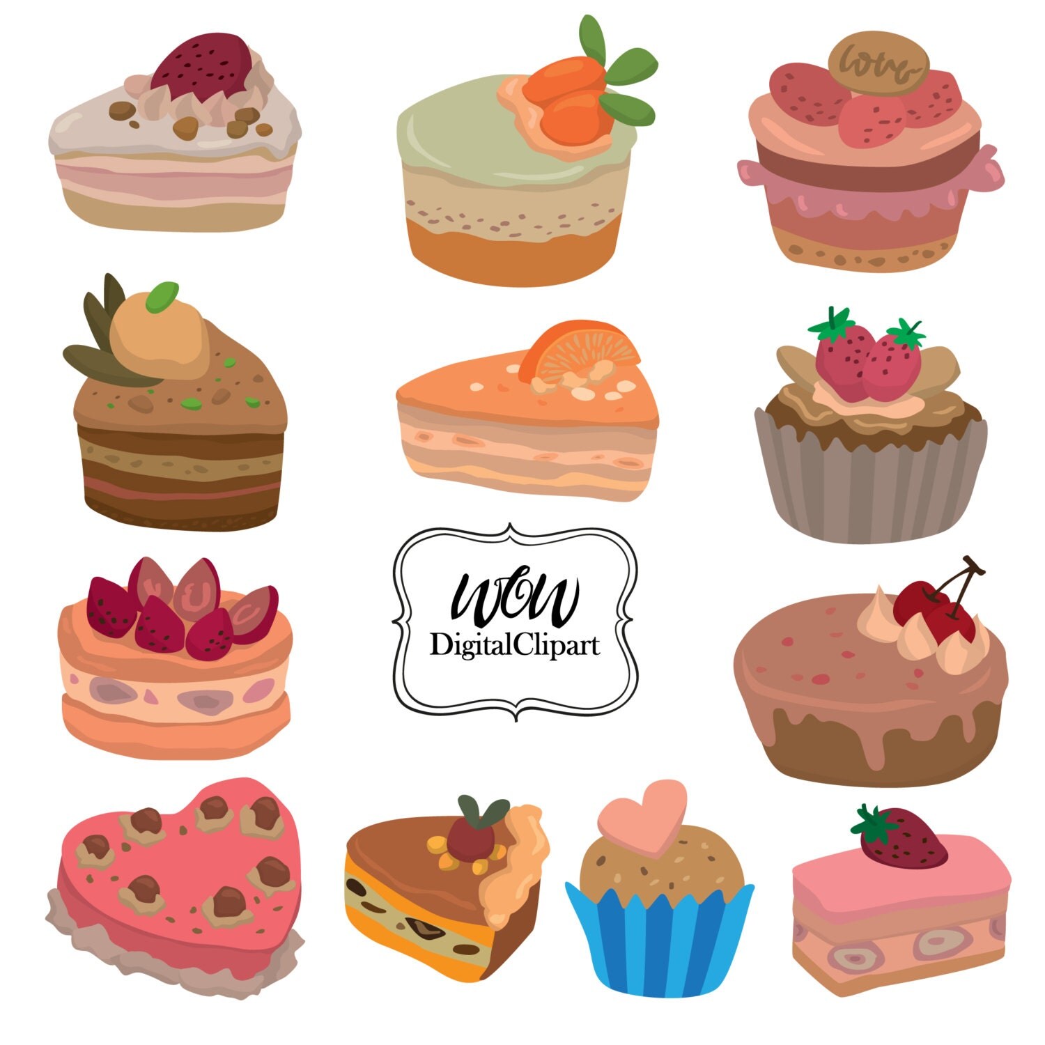 Desserts Clipart Cake Clip art Sweet Treat Bakery clip art