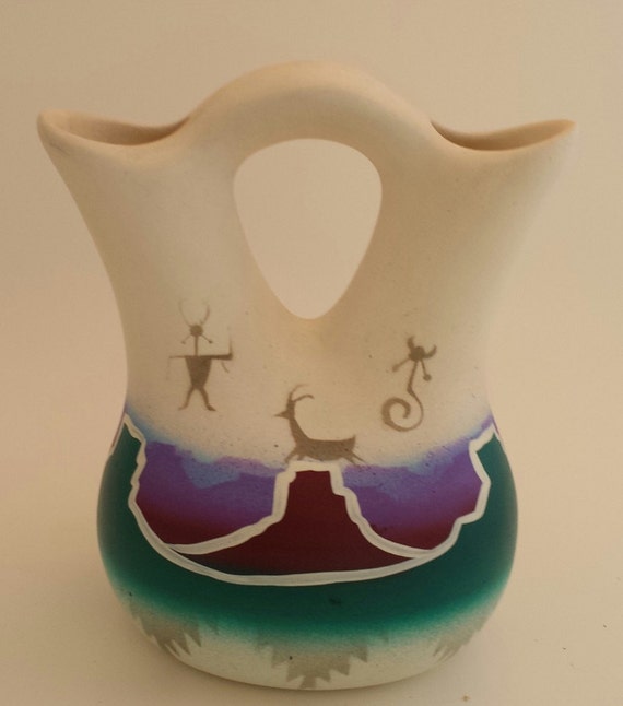 Small Wedding Vase of Hozoni Pottery