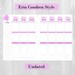 Weekly Planner Printable Erin Condren Style Undated Week on